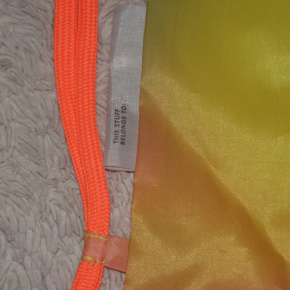 Athleta Girl x Simone Biles Drawstring Backpack, Sunset Ombre, Gymnastics Bag